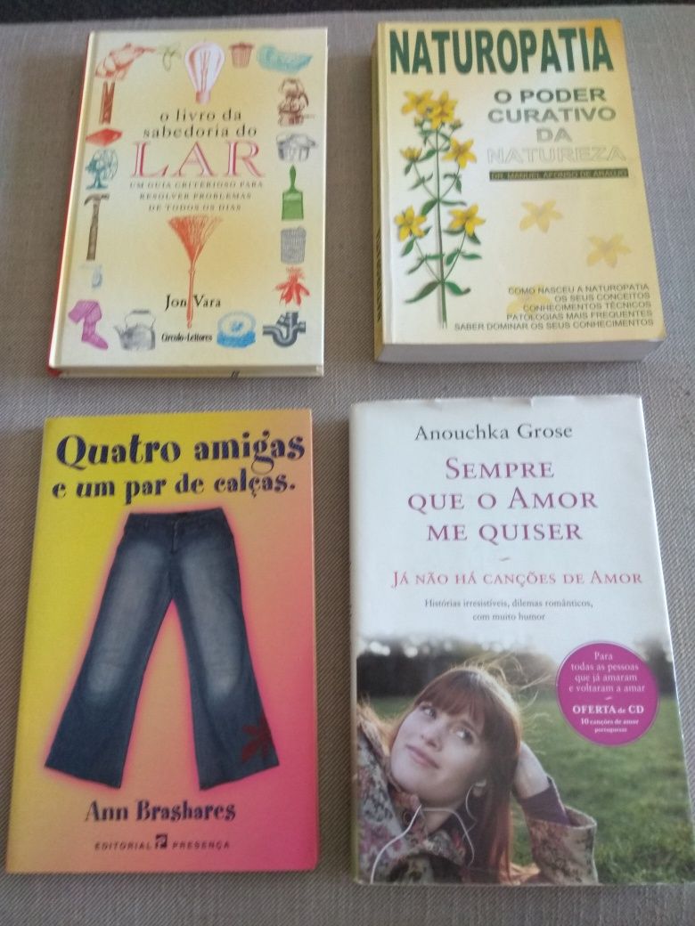 Livros diversas temáticas