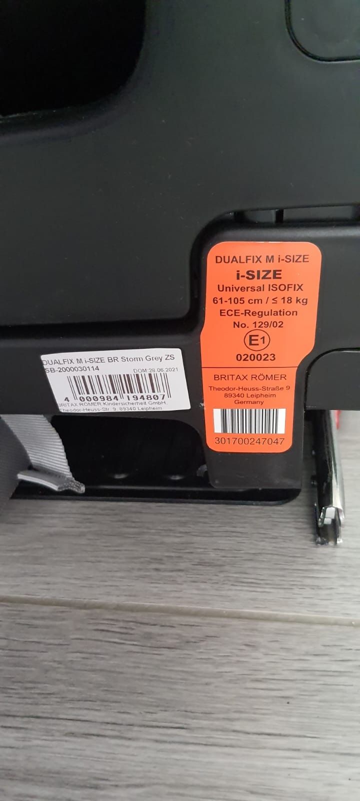 Fotelik samochodowy Dualfix M i-size 360°