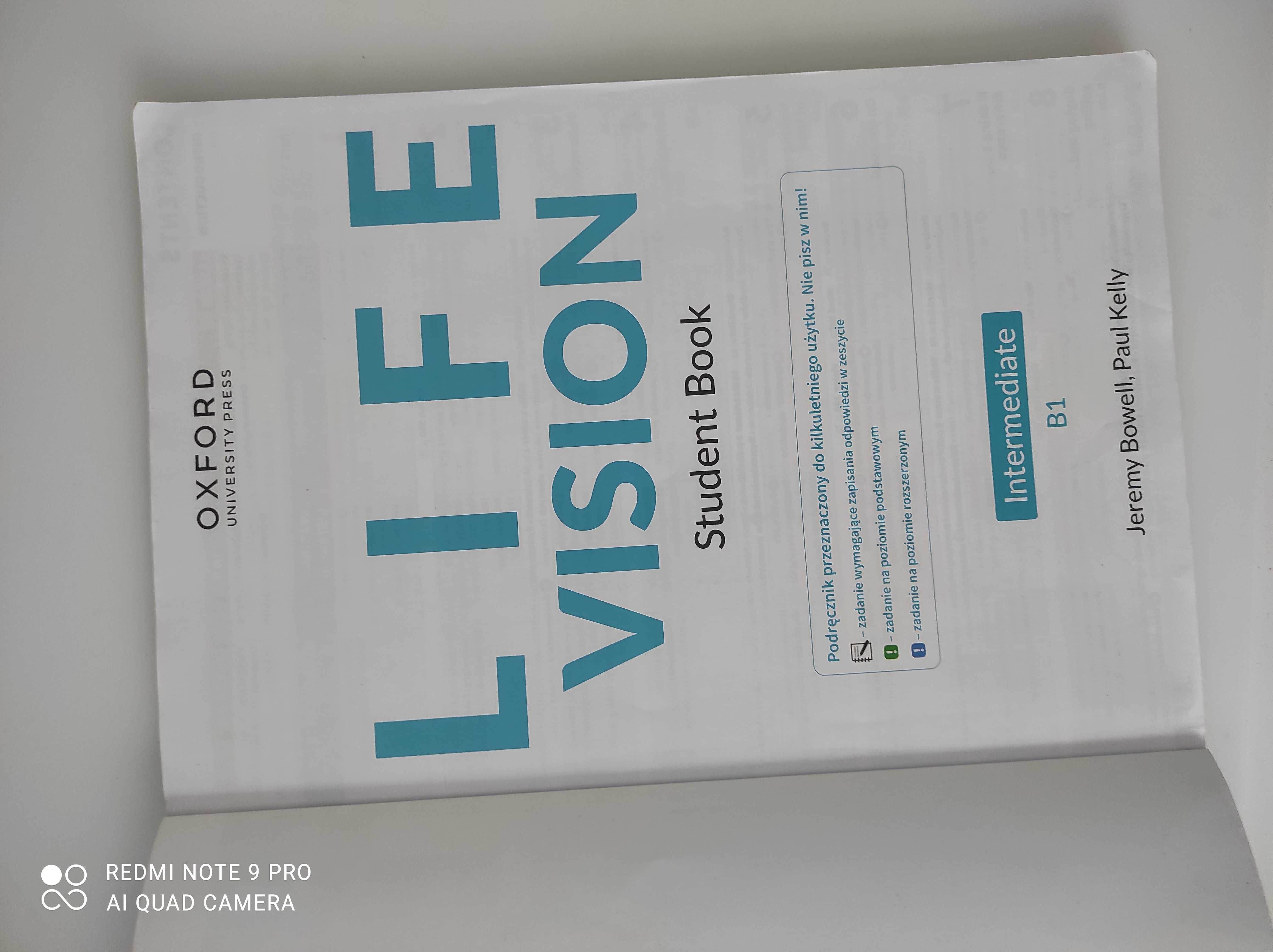 Life Vision B1, podręcznik dla szkół ponadpodstawowych