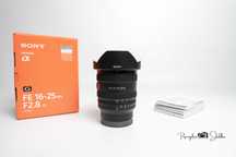 Sony FE 16-25 mm f/2.8 G - SEL1625G 16-25/2.8 igła | komplet | faktura