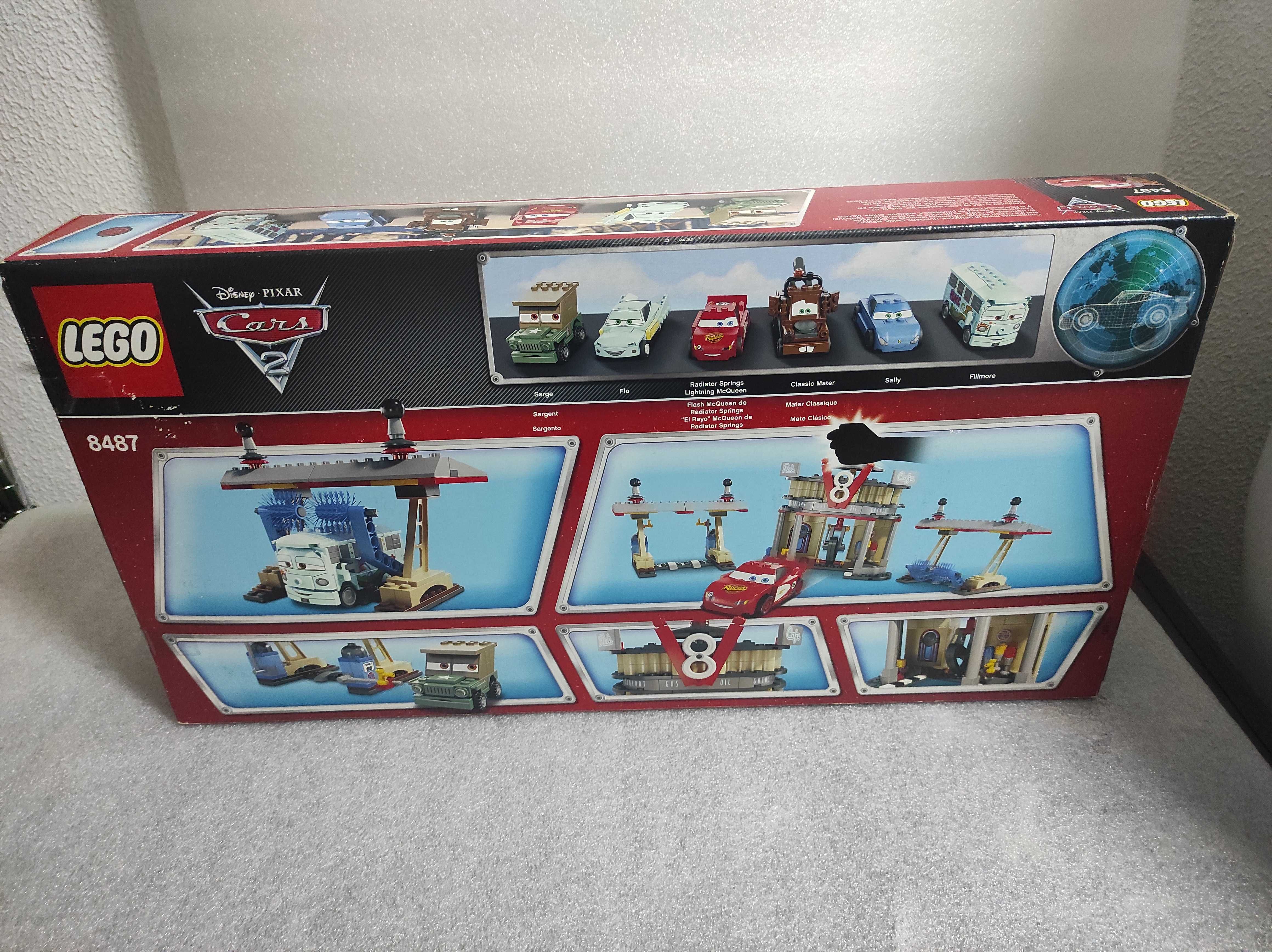 LEGO 8487 Flo's Cafe Faisca Mcqueen Disney Cars Carros Novo Selado