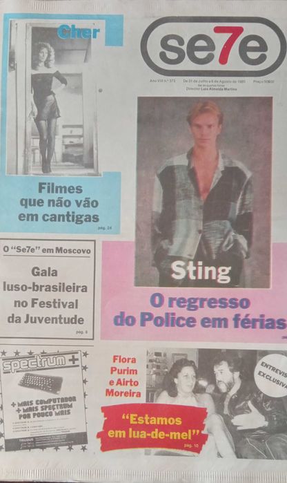 José Afonso	- - -		Se7e - nr. 373	- - - - -	Jornal