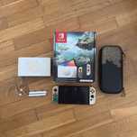 Zestaw Nintendo Switch OLED Zelda TOTK Edition + etui i Mario Kart &