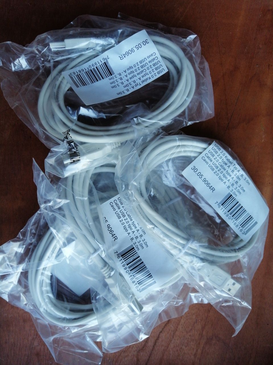 Kabel USB 2.0 typ A B  3 metry