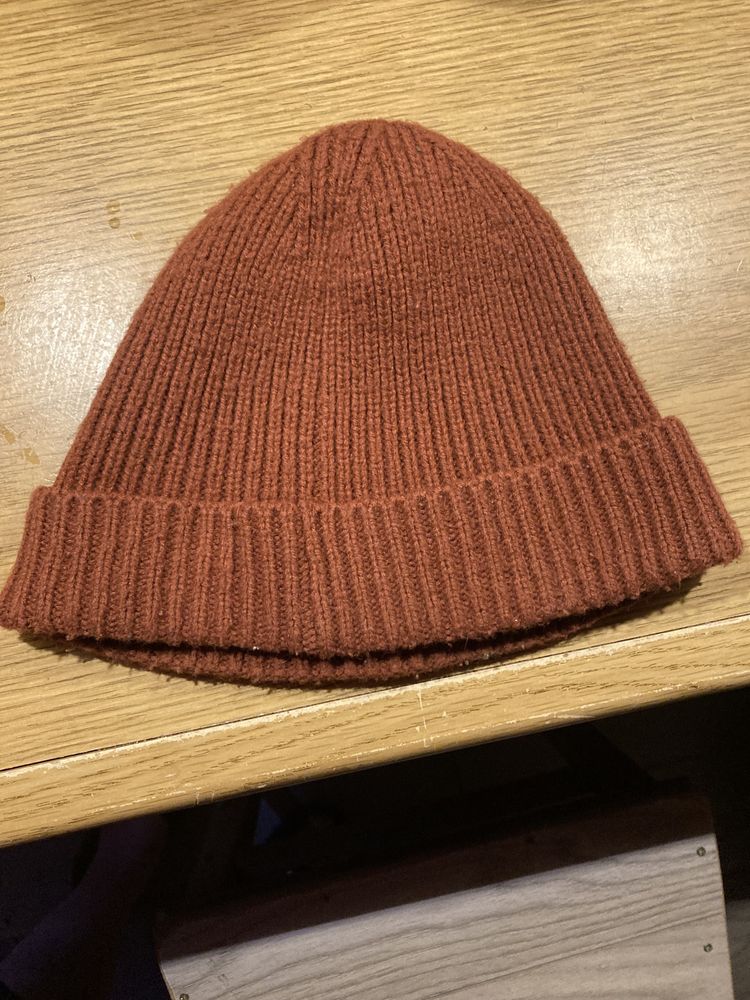 North Face original  шапка червона унісекс