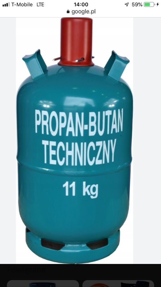 Butla gaz Propan-butan 11kg metal