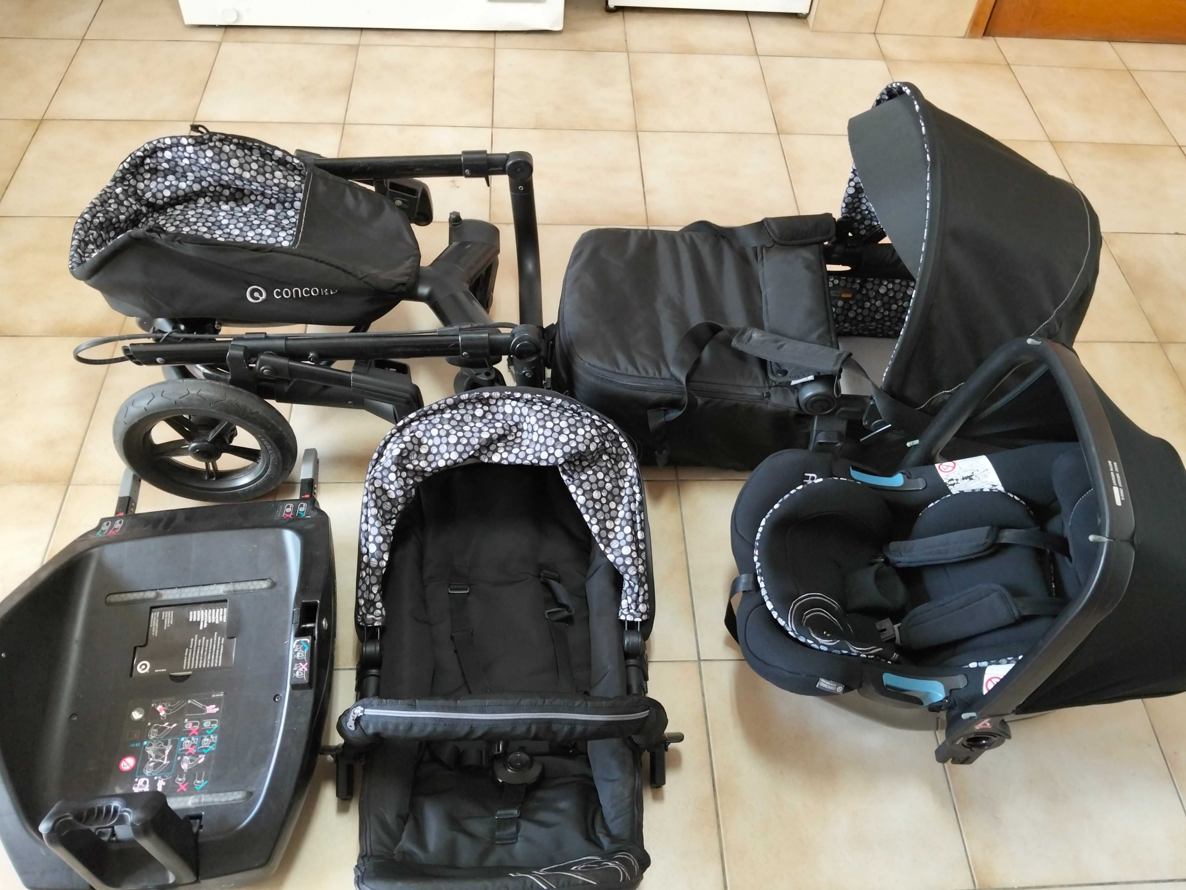 Carrinho bebé, ovo, alcofa, carrinho passeio e isofix