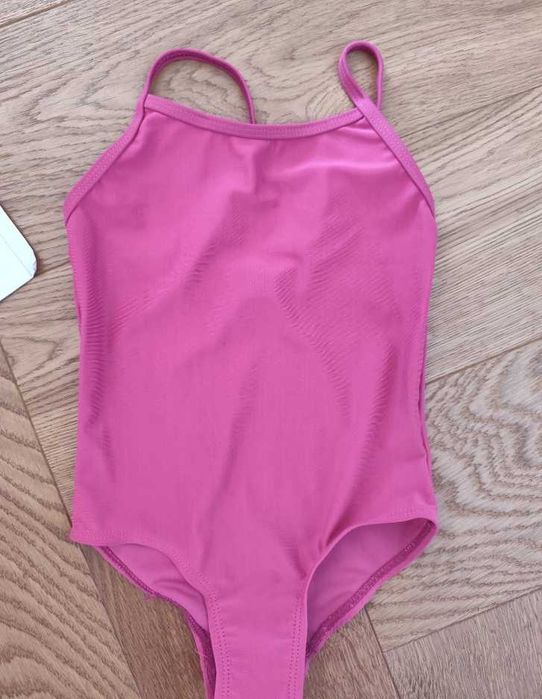 Zestaw 2szt- nowy strój kąpielowy 86/92 stroje różowe jedno dwu