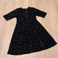 Оксамитова сукня з зірочками (6-7 років)
