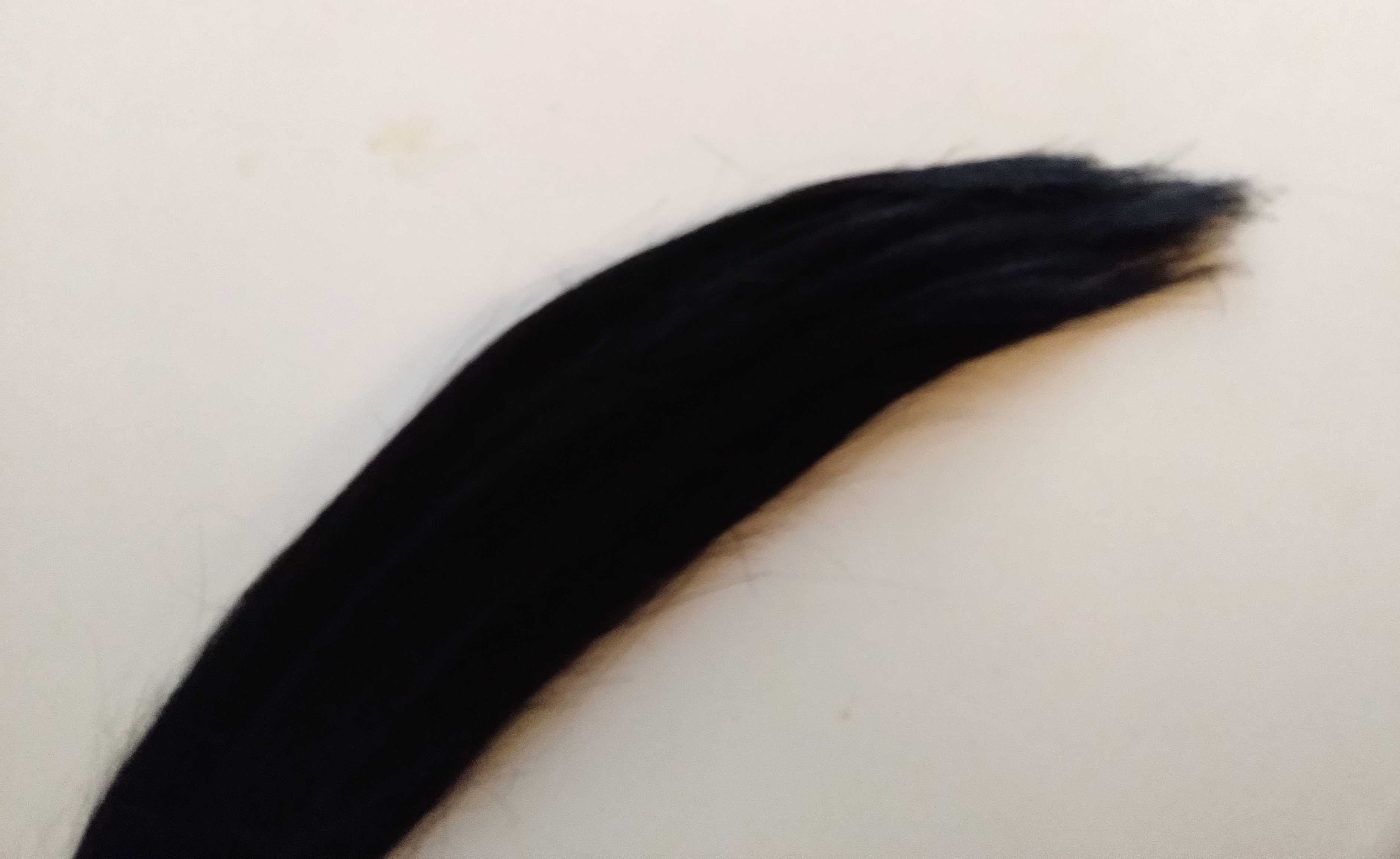 Włosy naturalne ok 52 cm 100 pasm - 325 BLACK