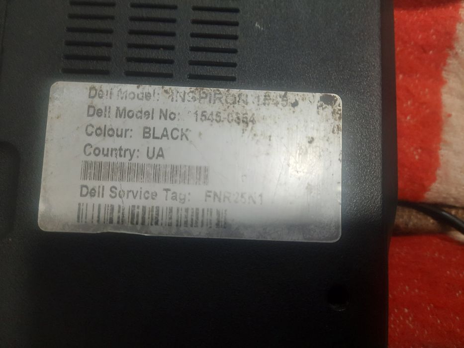 Ноутбук модели Dell