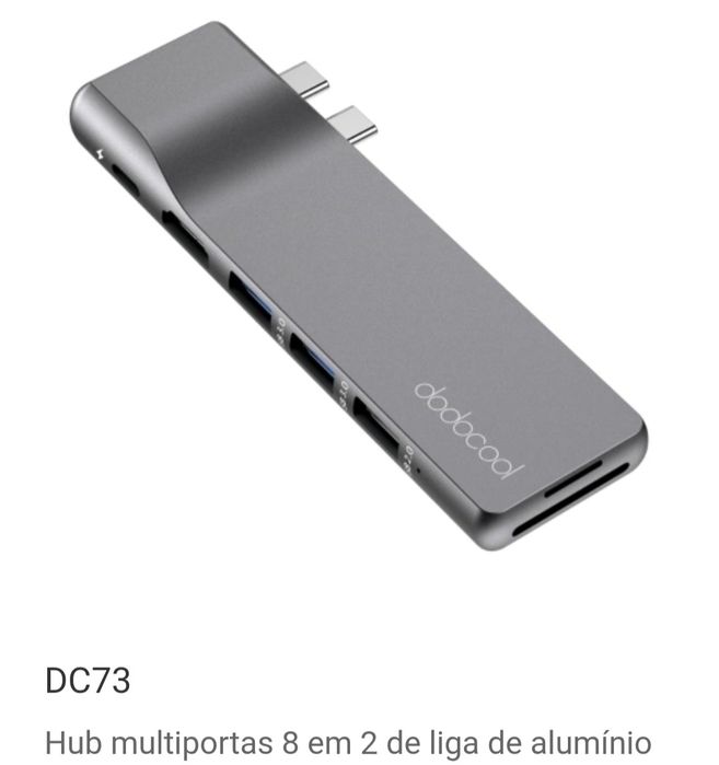 Hub USB C, adaptador HooToo USB C com fornecimento