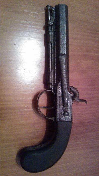 Box Lock Pistol "Cogswell" 1830 RARA