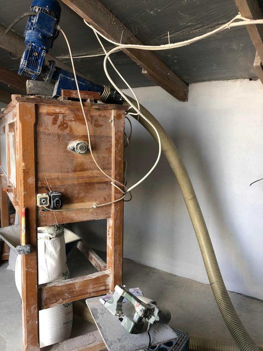 погрузчик зерна шнековий гнучкий спіральний конвеєр FA90 до 3т/г.