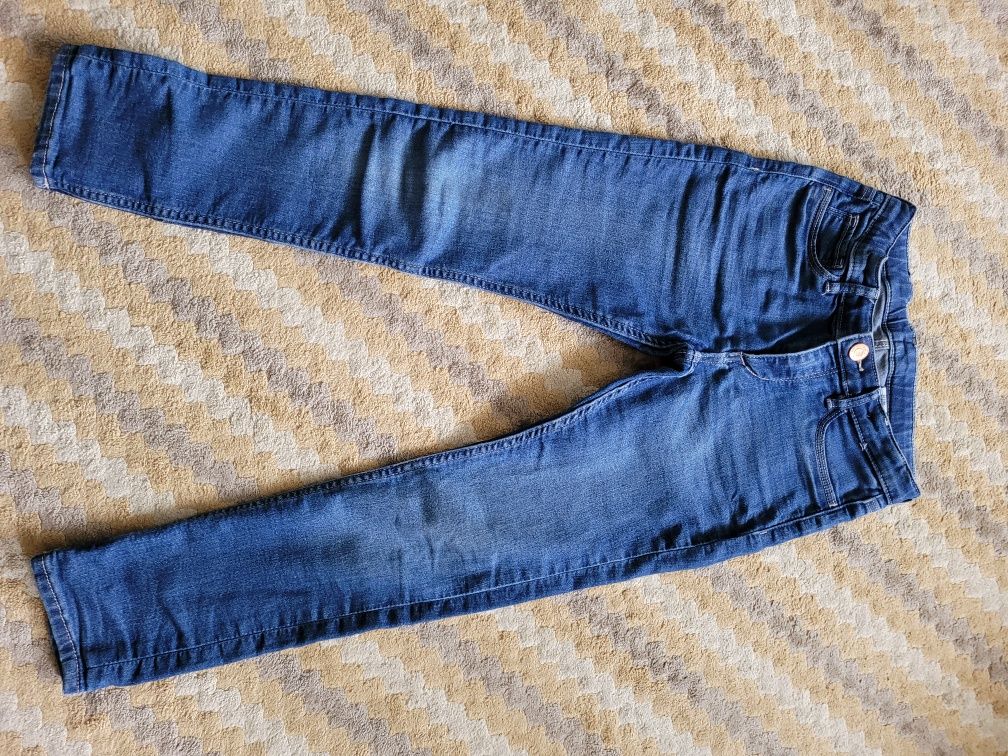 Spodnie jeansowe H&M rozmiar 128