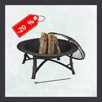 DUŻE palenisko ogrodowe grill 90 cm + GRATIS