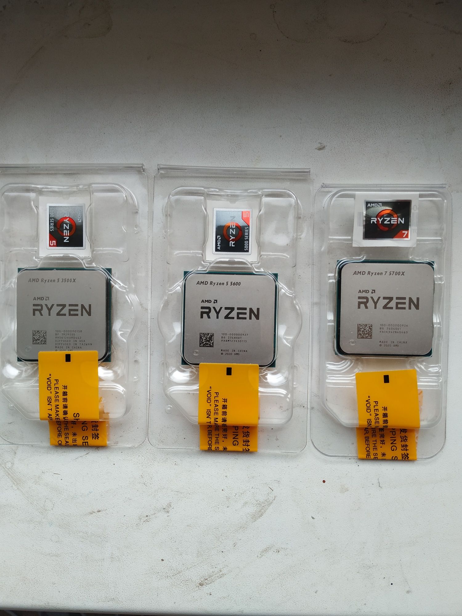 AMD Ryzen 5 3500x, Ryzen 5 5600, Ryzen 7 5700x подробиці в описі нижче