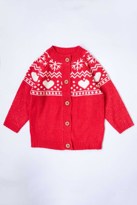 Светр різдвяний новорічний святковий для дівчинки 2 р 3 р 4 р 5 р 6 р