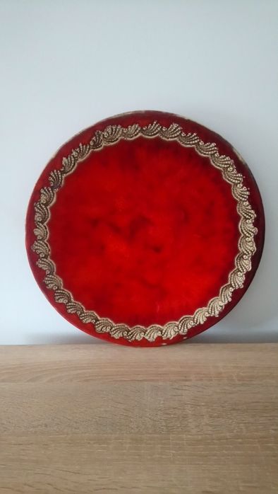 Talerz HTceram, czerwony