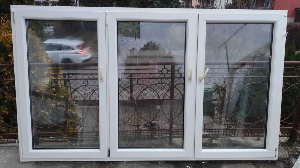 Okna PCV białe demontaż