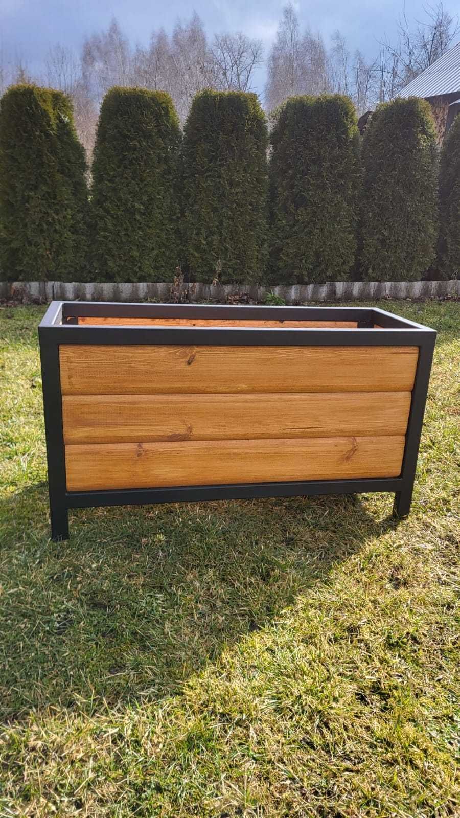 Donica ogrodowa LOFT BLACKWOOD