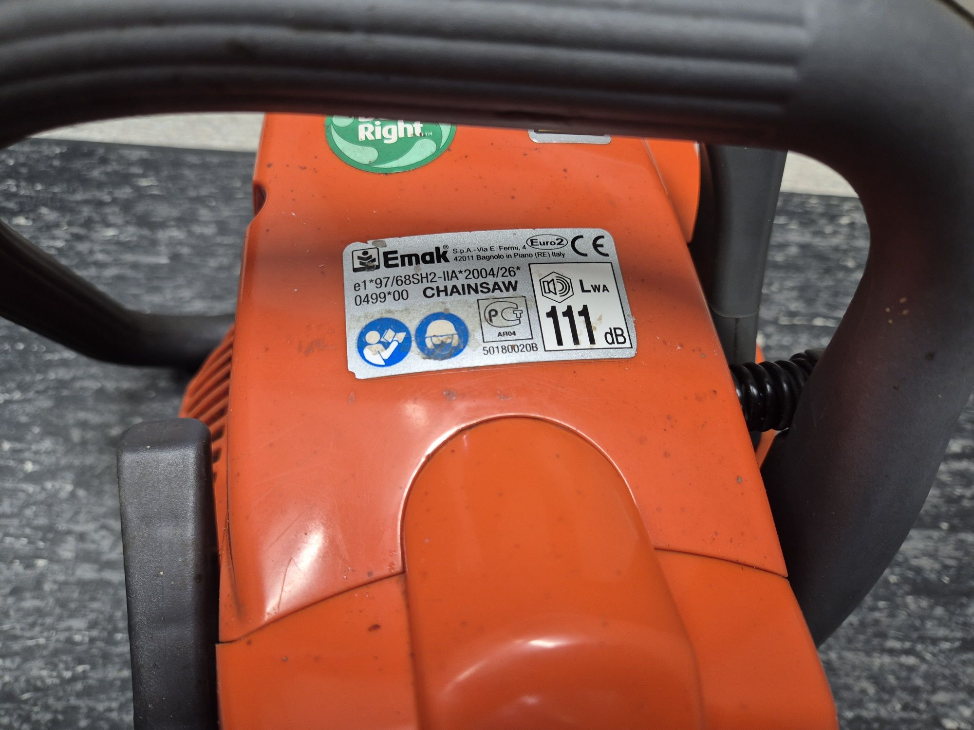 Piła spalinowa OLEO MAC GS370 (2,2 KM), Komis Jasło Czackiego