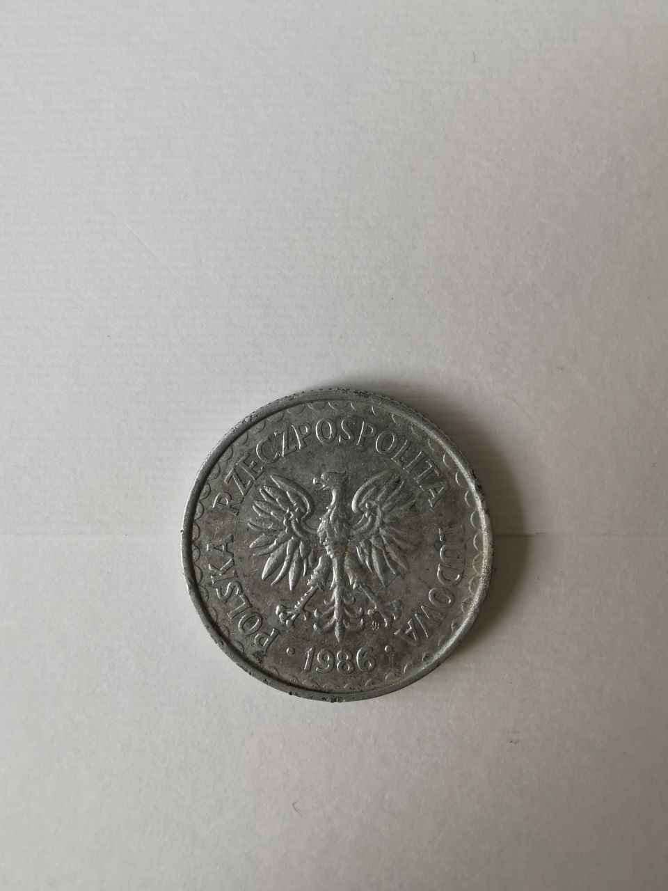 Stara moneta 1zl z 1986 roku
