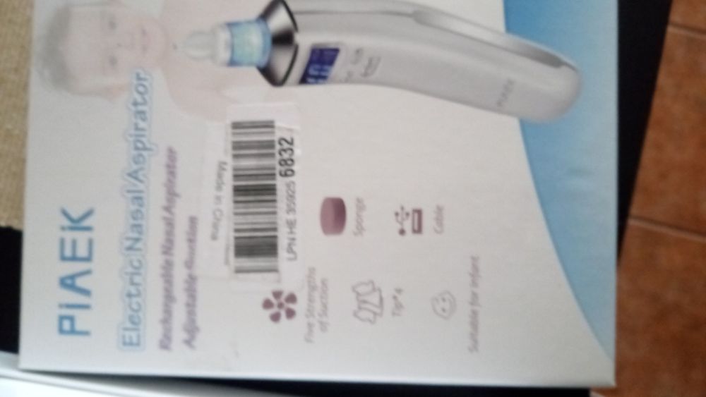 Aspirador nasal bebés e crianças