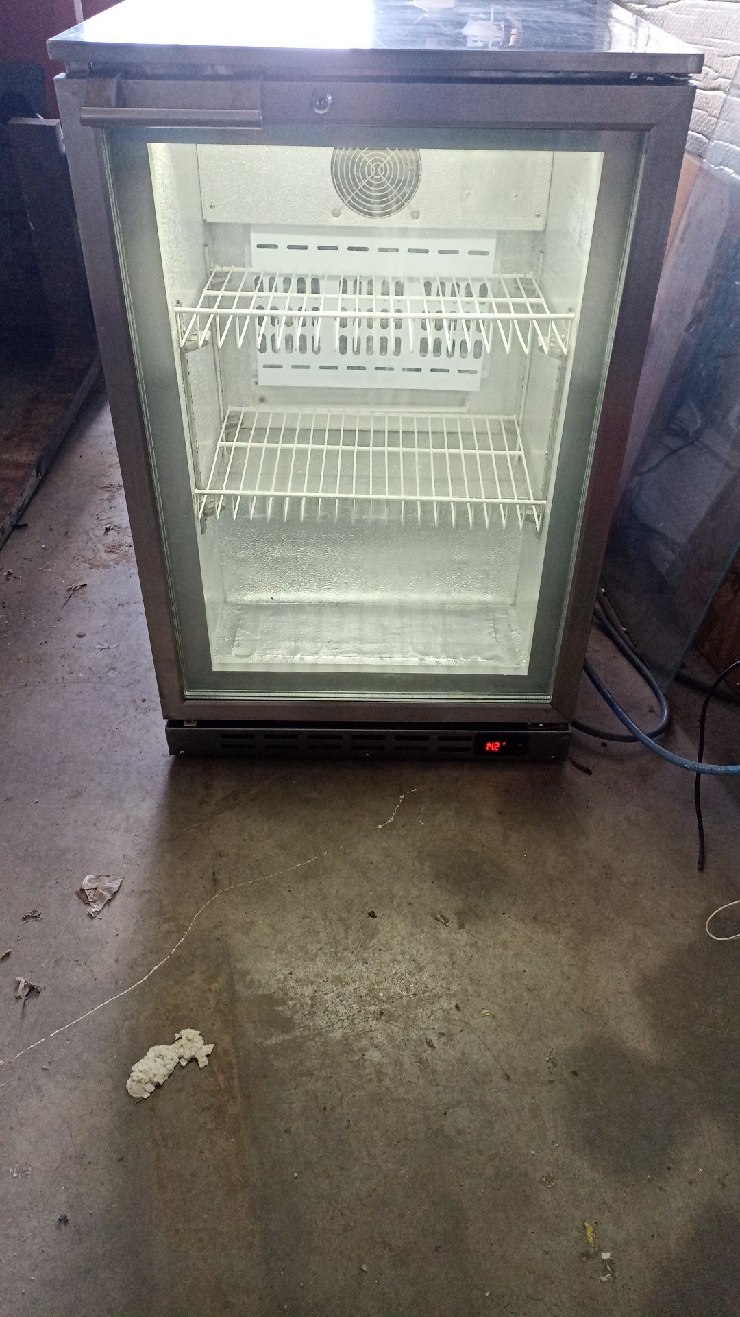 Frigorífico vitrine inox