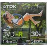 TDK dvd-r i Dayson DVD-R 1.4gb, 8cm średnica do kamer DAT. MiniDV itp