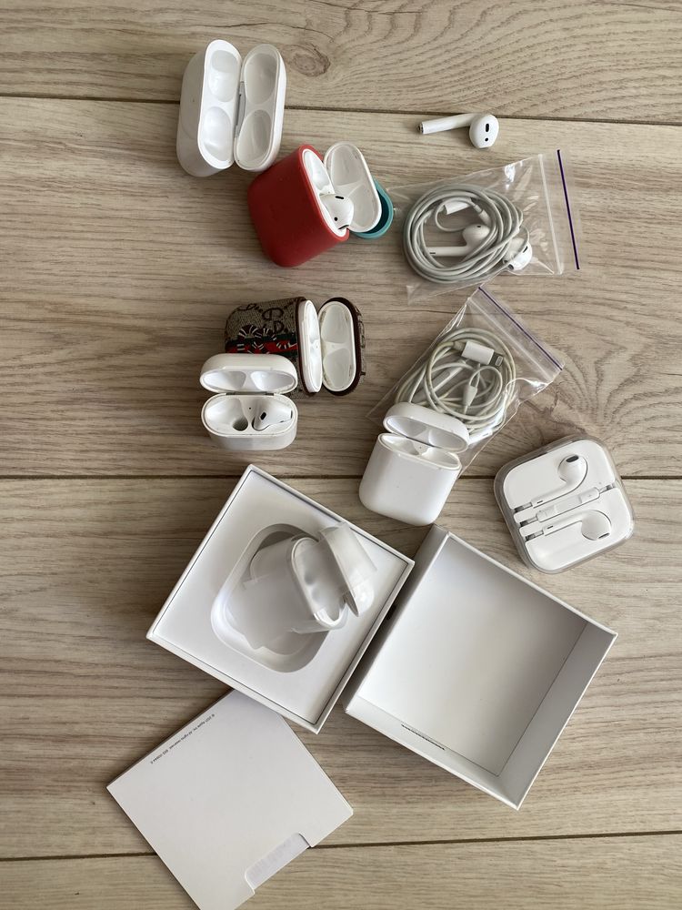 Apple lightning, airpond pro, airponds 1,навушники лайтнінг оригінал