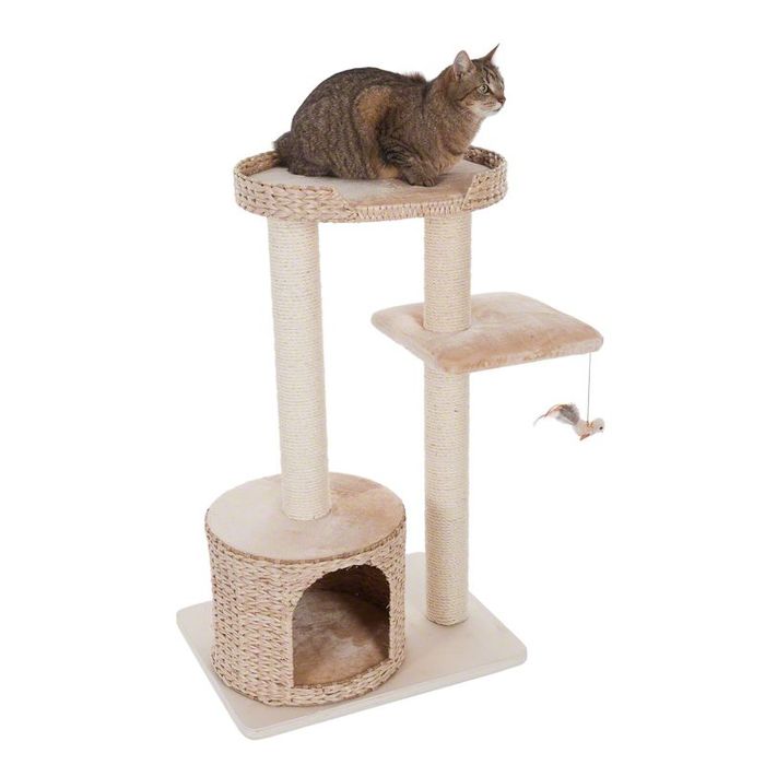 Natural Home Ii Drapak Dla Kota Kremowy 60X48X99,5Cm Nowy Z Defektem