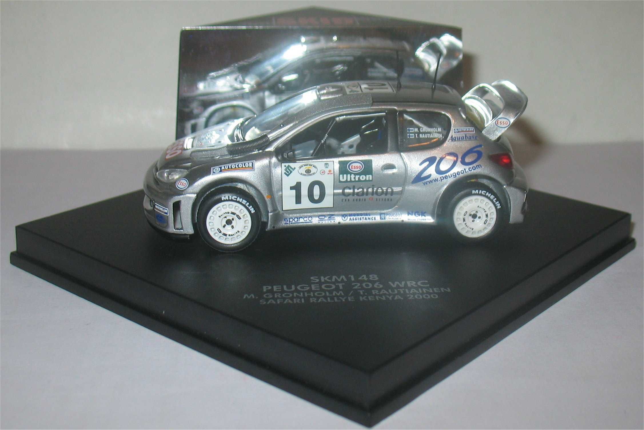 Skid -Peugeot 206 WRC -Rally Safari 2000/Campeão 2000- Marcus Gronholm