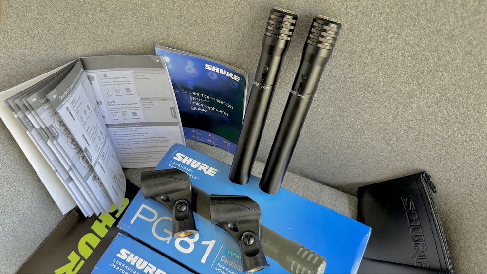 Shure PG81 новий мікрофон