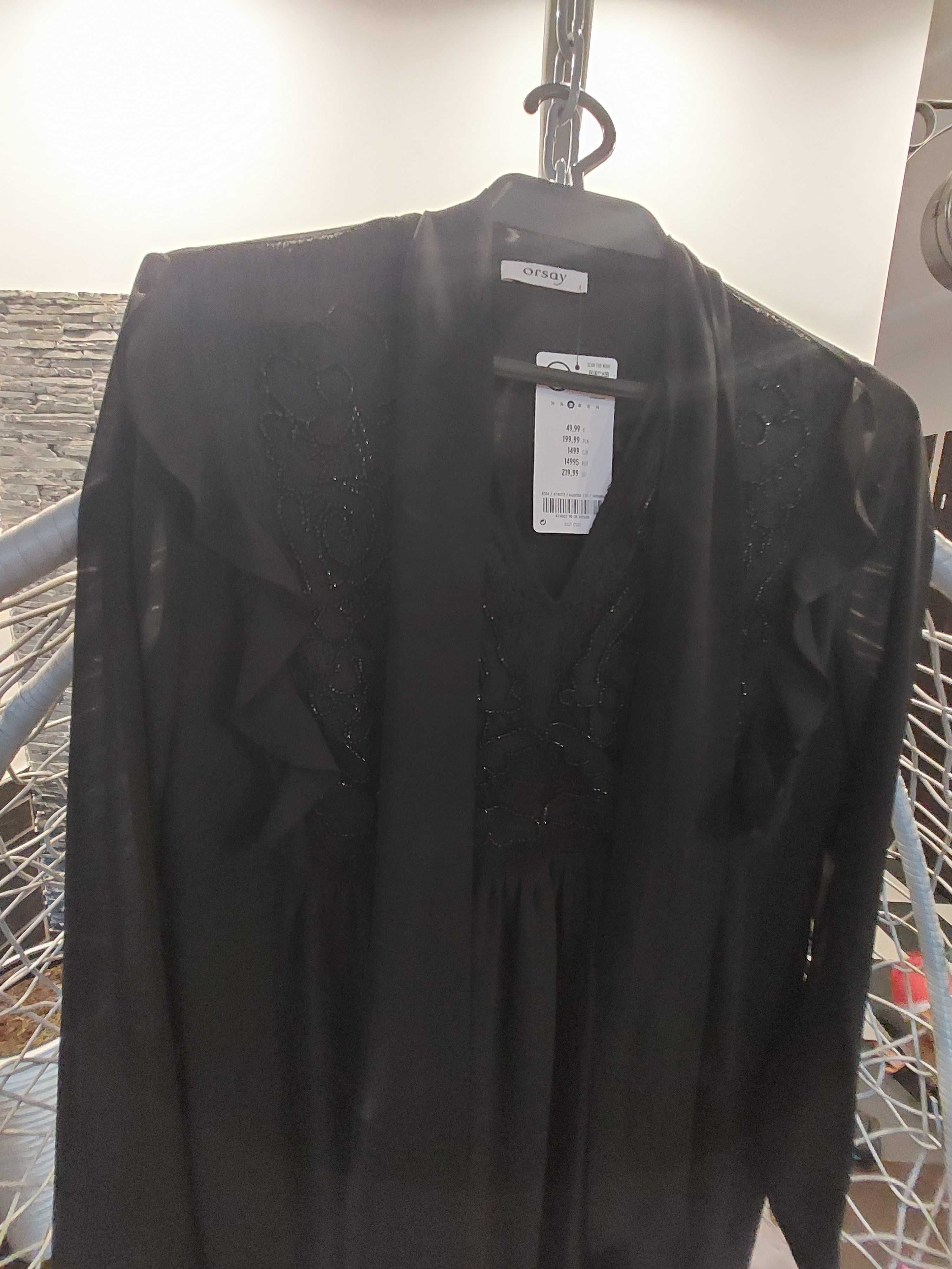 Czarna nowa sukienka Orsay rozm. 38