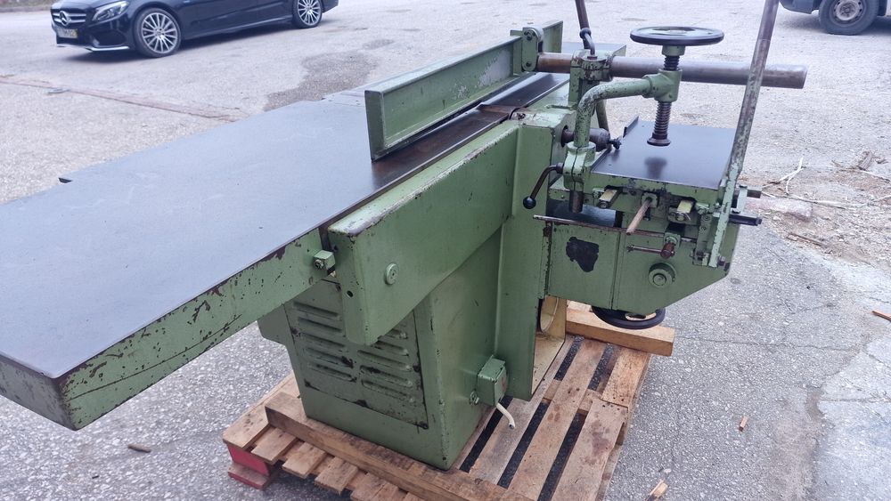 Plaina garlopa frama 500 com furador maquinas de carpintaria