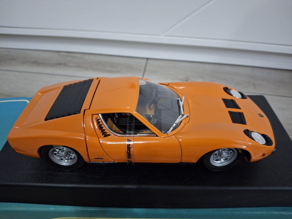 Samochód Kolekcjonerski Lamborghini Miura ANSON 1:18