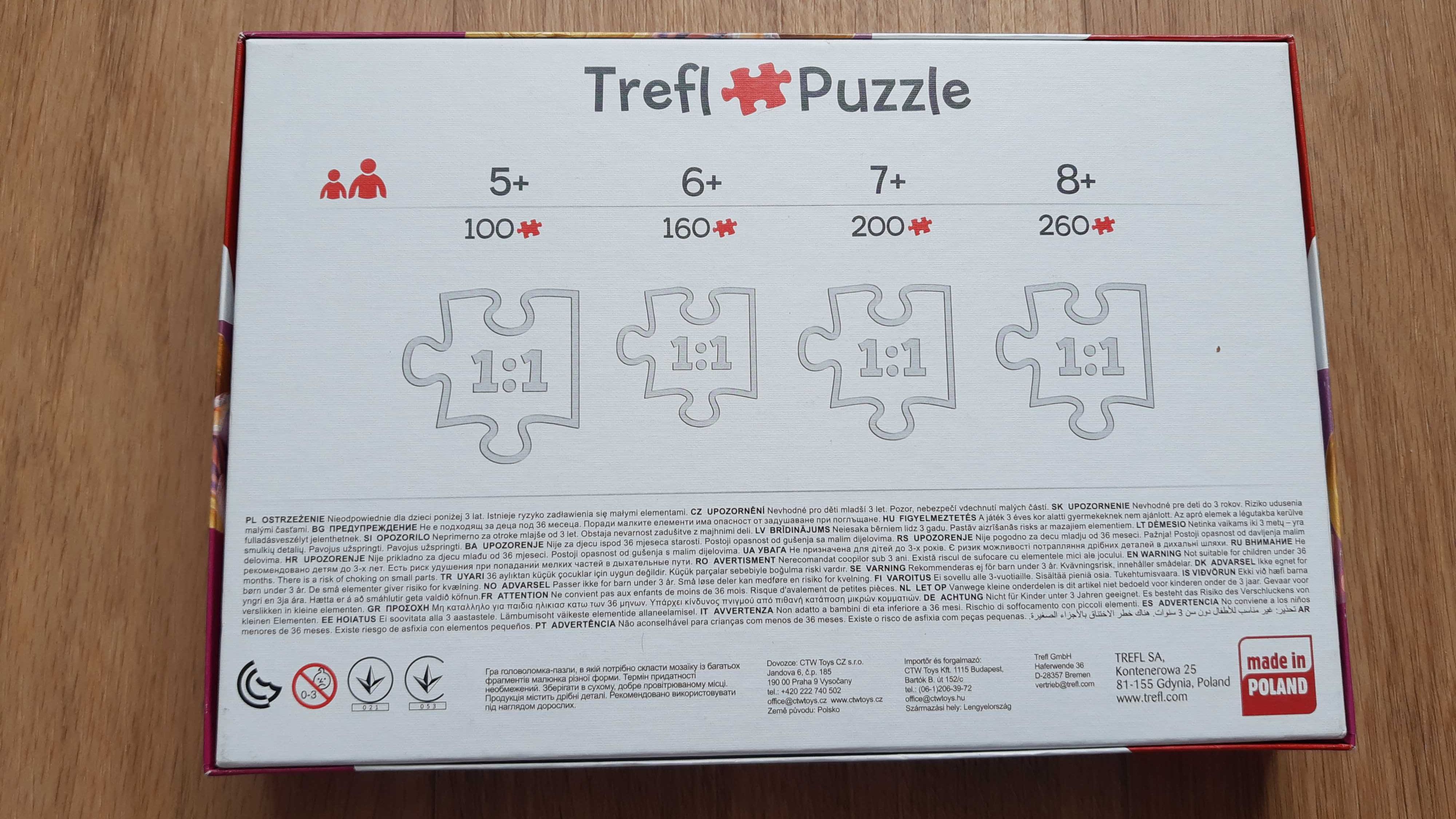Puzzle dla dzieci firmy Trefl Roszpunka 160 elementów