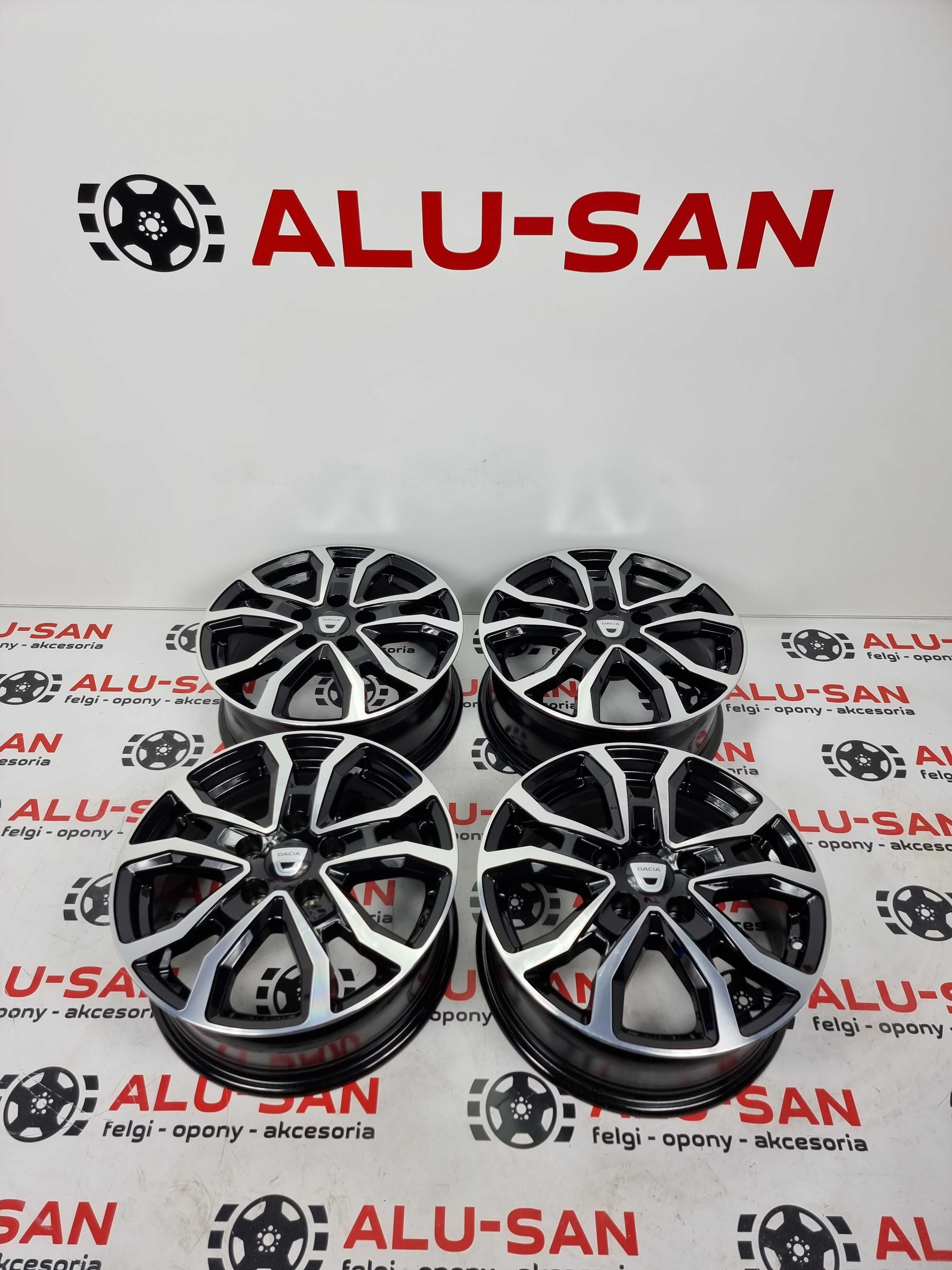 NOWE alufelgi DACIA 16" 5x114,3 Duster - Czarne