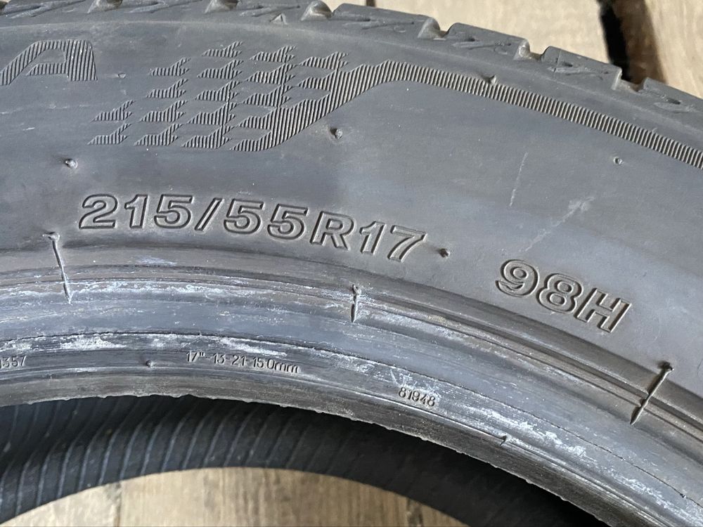 2шт 215/55R17 Bridgestone Turanza T005