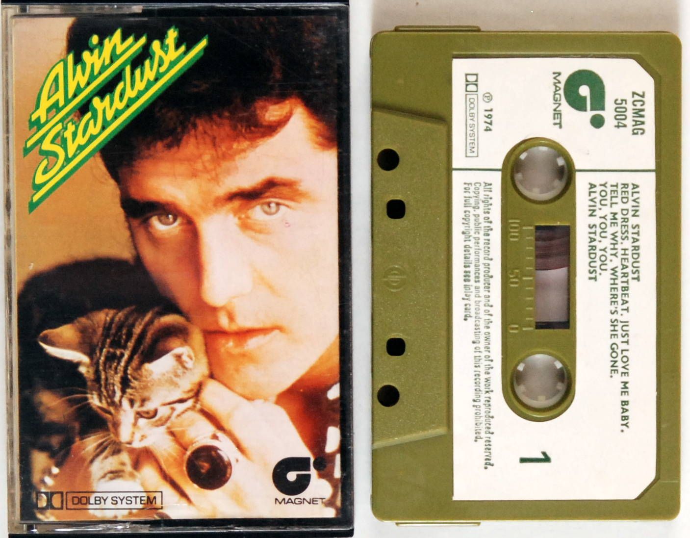 Alvin Stardust - Alvin Stardust (UK) MC I Wydanie 1974r. BDB