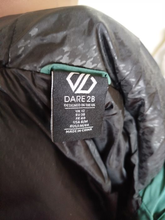 Dare 2B zimowa  kurtka z cyrkoniami Swarovskiego M 38 butelkowa zieleń