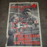 Plakat   PCK z 1951 r