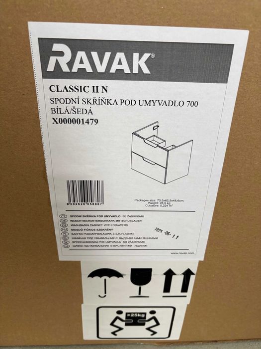 Zestaw mebli łazienkowych Ravak Classic II