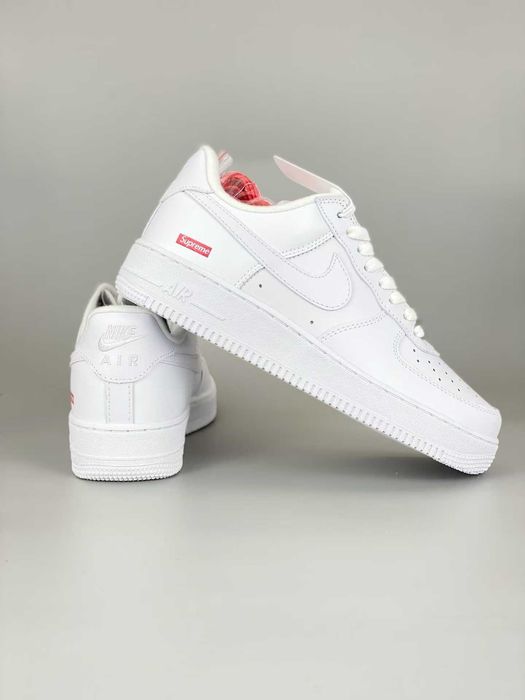 Buty Trampk Nike Air Force 1 Low Supreme White R.44