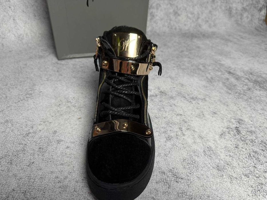 Кеди Guizeppe Zanotti чорні кросівки джузеппе кеды кроссовки