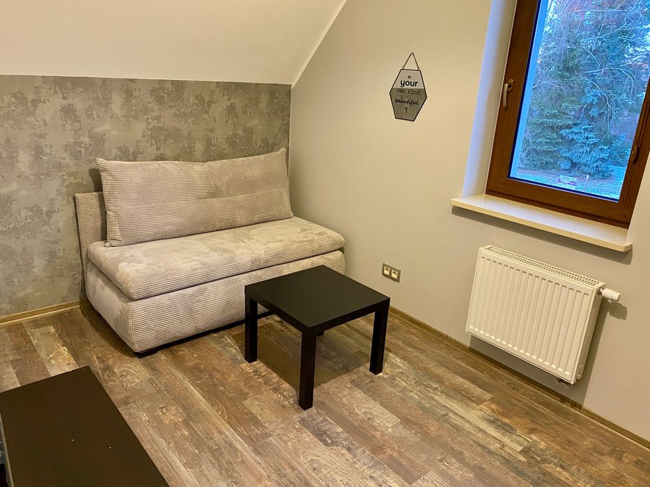 Wynajmę mieszkanie 50 m2 w Markach z ogródkiem i 2 miejscami parkingów