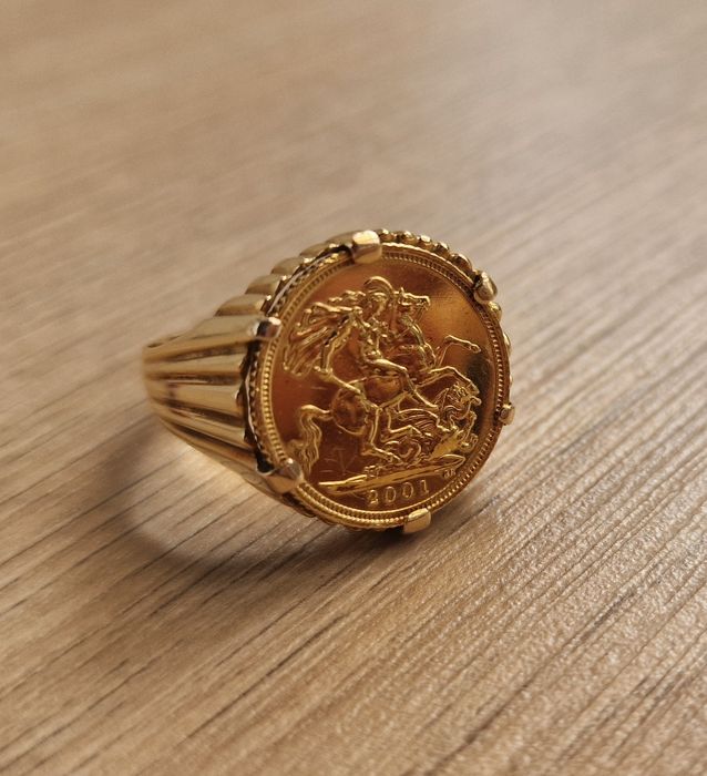 Anel Meia Libra Ouro 19k / 22k