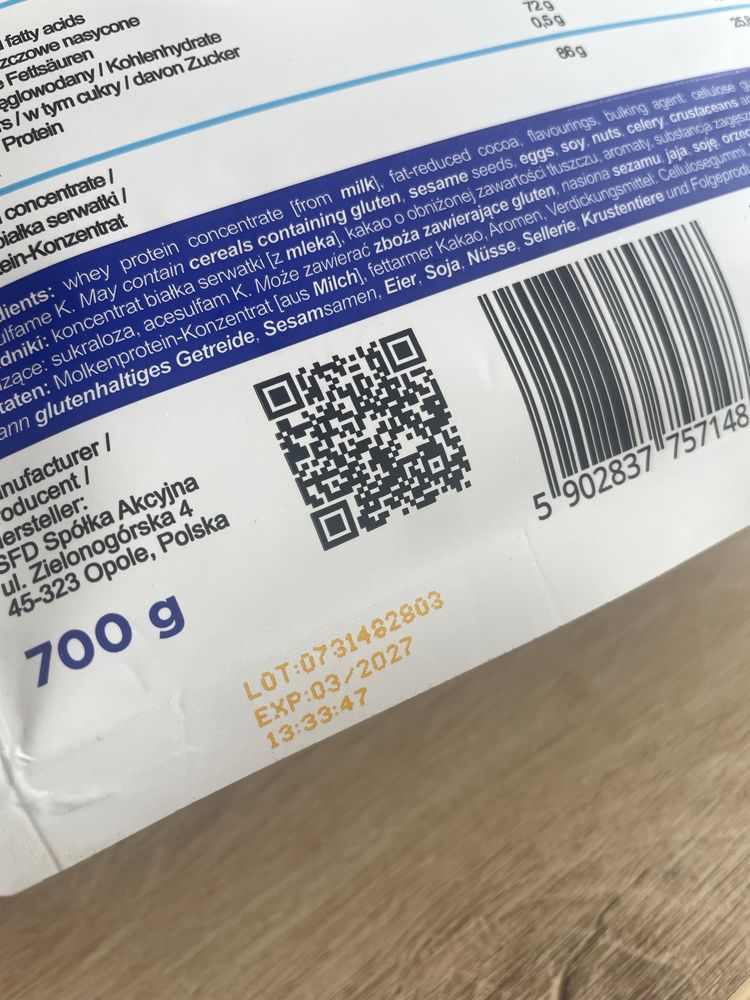 Białko AllNutrition whey protein dubajska czekolada pistacja premium