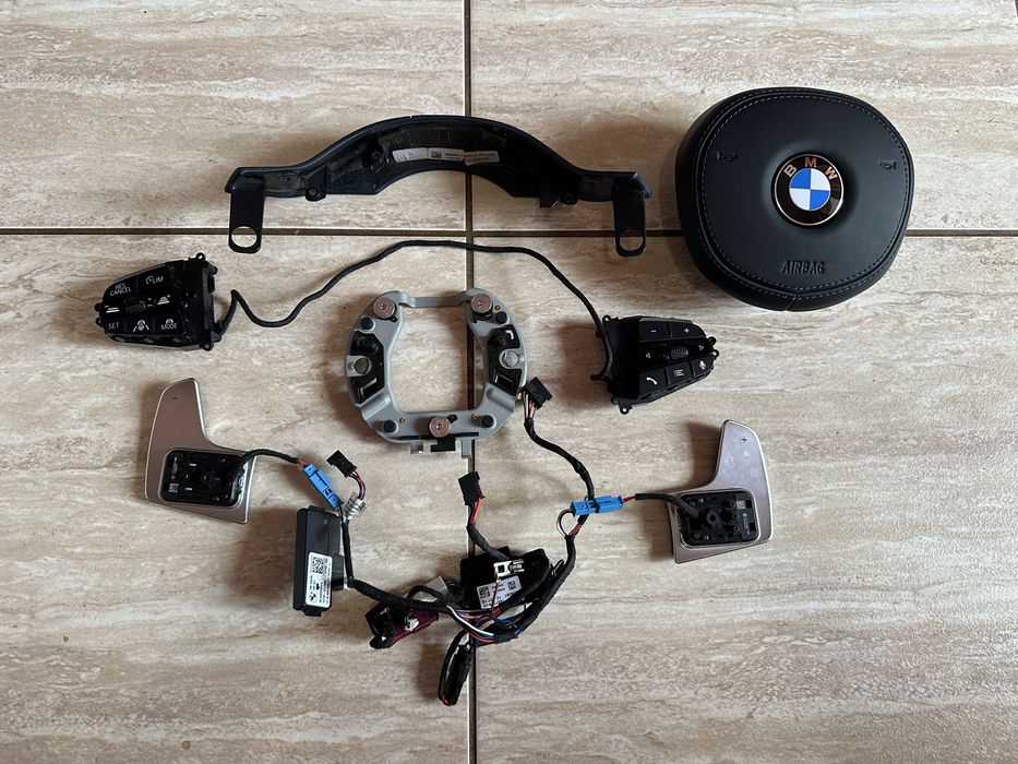 Блок підігрів вібро кнопки в м руль bmw g20 g30 g05 g01